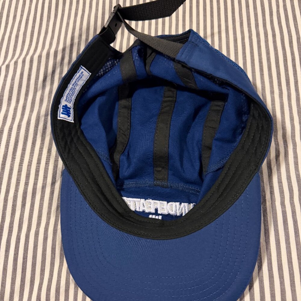 Navy Undefeated Five Panel Runners Cap - image 2